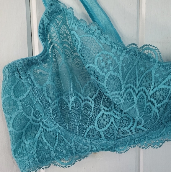 Torrid Curve Teal Lace Underwire Bra - Picture 6 of 10